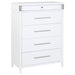 Gracemont 5-drawer Bedroom Chest of Drawers White