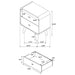 Robyn 5-piece Queen Bedroom Set Light Ash