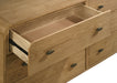 Robyn 6-drawer Bedroom Dresser Light Ash