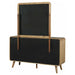 Robyn 6-drawer Bedroom Dresser and Mirror Light Ash