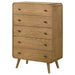 Robyn 5-drawer Bedroom Chest of Drawers Light Ash