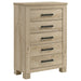 Oakglen 5-piece Eastern King Bedroom Set Weathered Oak