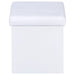 Harvey Vanity Set with Lift-Top Stool White