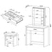 Harvey Vanity Set with Lift-Top Stool White