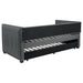 Brodie Upholstered Twin Daybed with Trundle Grey