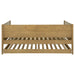 Calinda Wood Twin Daybed With Trundle Natural