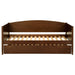 Bozeman Wood Twin Daybed With Trundle Medium Walnut