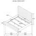 Patricia 58-inch Boucle Upholstered Eastern King Bed Grey
