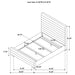 Patricia 58-inch Boucle Upholstered Queen Bed Grey