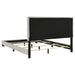 Dorian Fabric Upholstered Queen Panel Bed Cream