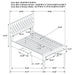Soledad Upholstered Full Storage Panel Bed Grey