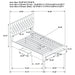 Soledad Upholstered Full Storage Panel Bed Light Grey