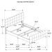 Fairfield Upholstered Queen Panel Bed Beige