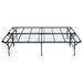 Mabel Metal Full Mattress Support Platform Bed Black
