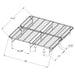 Mabel Metal Eastern King Mattress Support Platform Bed Black