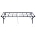 Mabel Metal Twin Mattress Support Platform Bed Black