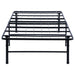 Mabel Metal Twin Mattress Support Platform Bed Black