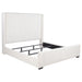 Natasha 65-inch Upholstered California King Bed Cream
