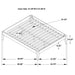 Hounslow Queen Universal Platform Bed White