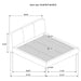 Mokena 46-inch Upholstered Eastern King Platform Bed Brown