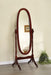 Foyet Wood Adjustable Full Length Cheval Mirror Merlot