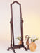 Cabot Wood Adjustable Full Length Cheval Mirror Merlot