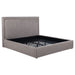 Lawson 54-inch Upholstered Eastern King Platform Bed Mushroom