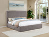 Lawson 54-inch Upholstered Eastern King Platform Bed Mushroom