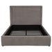 Lawson 54-inch Upholstered Queen Platform Bed Mushroom