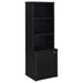 Westpark 3-piece Queen Bedroom Set Bookcase Headboard Black