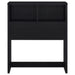 Westpark 3-piece Twin Bedroom Set Bookcase Headboard Black
