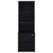 Westpark 3-piece Twin Bedroom Set Bookcase Headboard Black