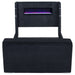 Tisdall Eastern King Flame Visualizer Wingback TV Bed Black