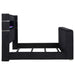 Tisdall California King Flame Visualizer TV Bed Black