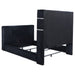 Tisdall Queen Flame Visualizer Wingback TV Bed Black