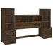 Westpark 3-piece Queen Bedroom Set Bookcase Headboard Pine