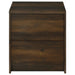 Westpark 2-drawer Nightstand LED Lights and USB Dark Pine