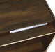 Westpark 2-drawer Nightstand LED Lights and USB Dark Pine