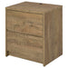 Westpark 2-drawer Nightstand LED Lights and USB Mango