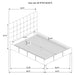 Medley Genuine Leather Queen Panel Platform Bed Black