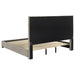 Medley Genuine Leather Eastern King Platform Bed Tan