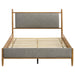 Mason 46-inch Queen Panel Platform Bed Grey and Light Brown