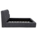 Nollet 48-inch Upholstered Queen Panel Platform Bed Grey