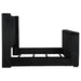 Centergrove Upholstered California King Wingback TV Bed Black