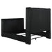 Centergrove Upholstered Queen Wingback TV Bed Black