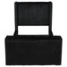 Centergrove Upholstered Queen Wingback TV Bed Black