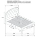 Marianna 4-drawer Upholstered Eastern King Storage Bed Cream