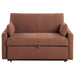 Portland Boucle Upholstered Sleeper Sofa Bed Copper