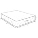 Montlake 14-inch Twin Cool Firm Memory Foam Hybrid Mattress