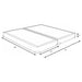Mercer 5-inch Split Eastern King Low Profile Foundation